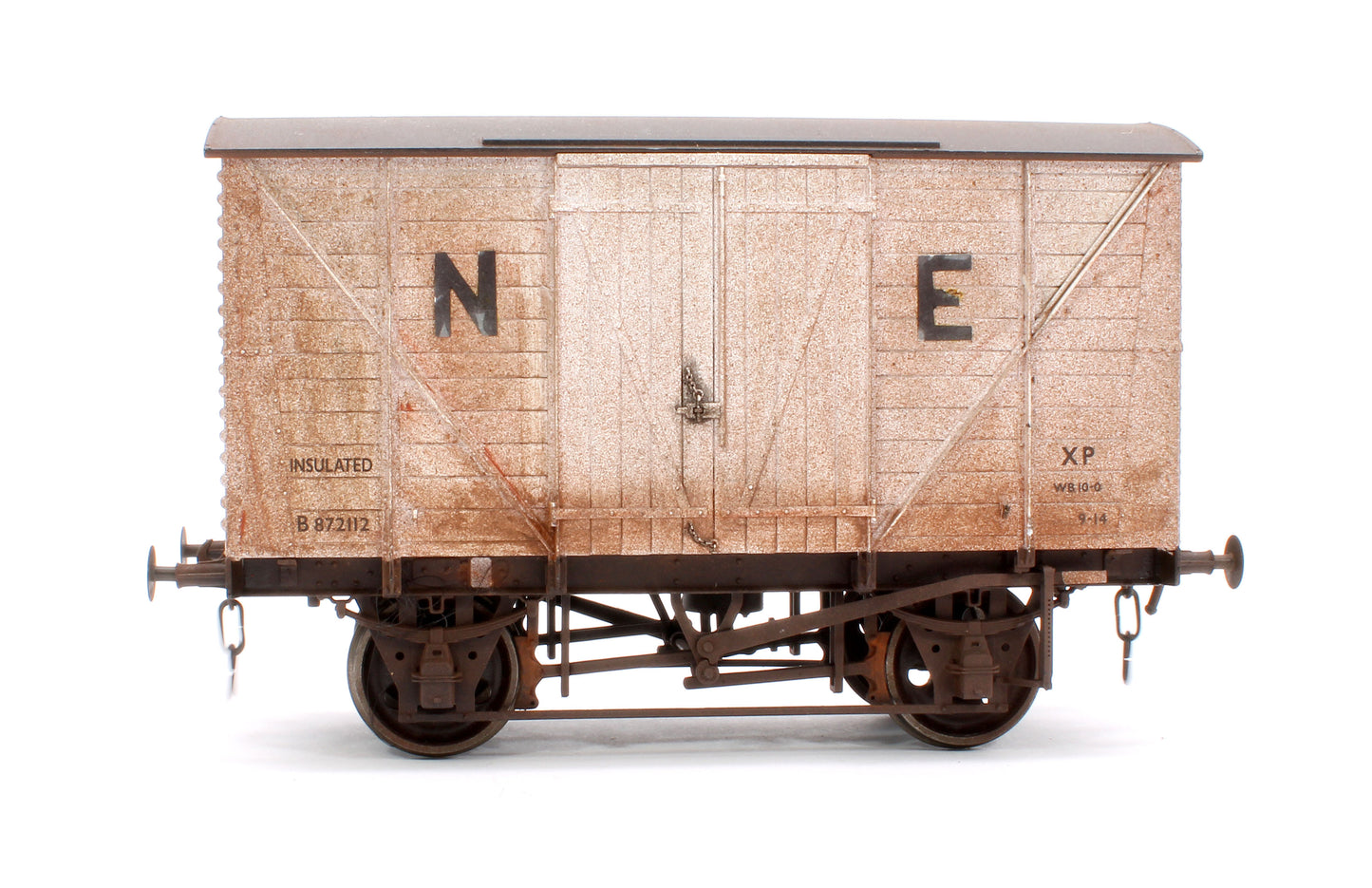 Pre-Owned NE 10T Insulated Van No.B872112 - Weathered (Unboxed)