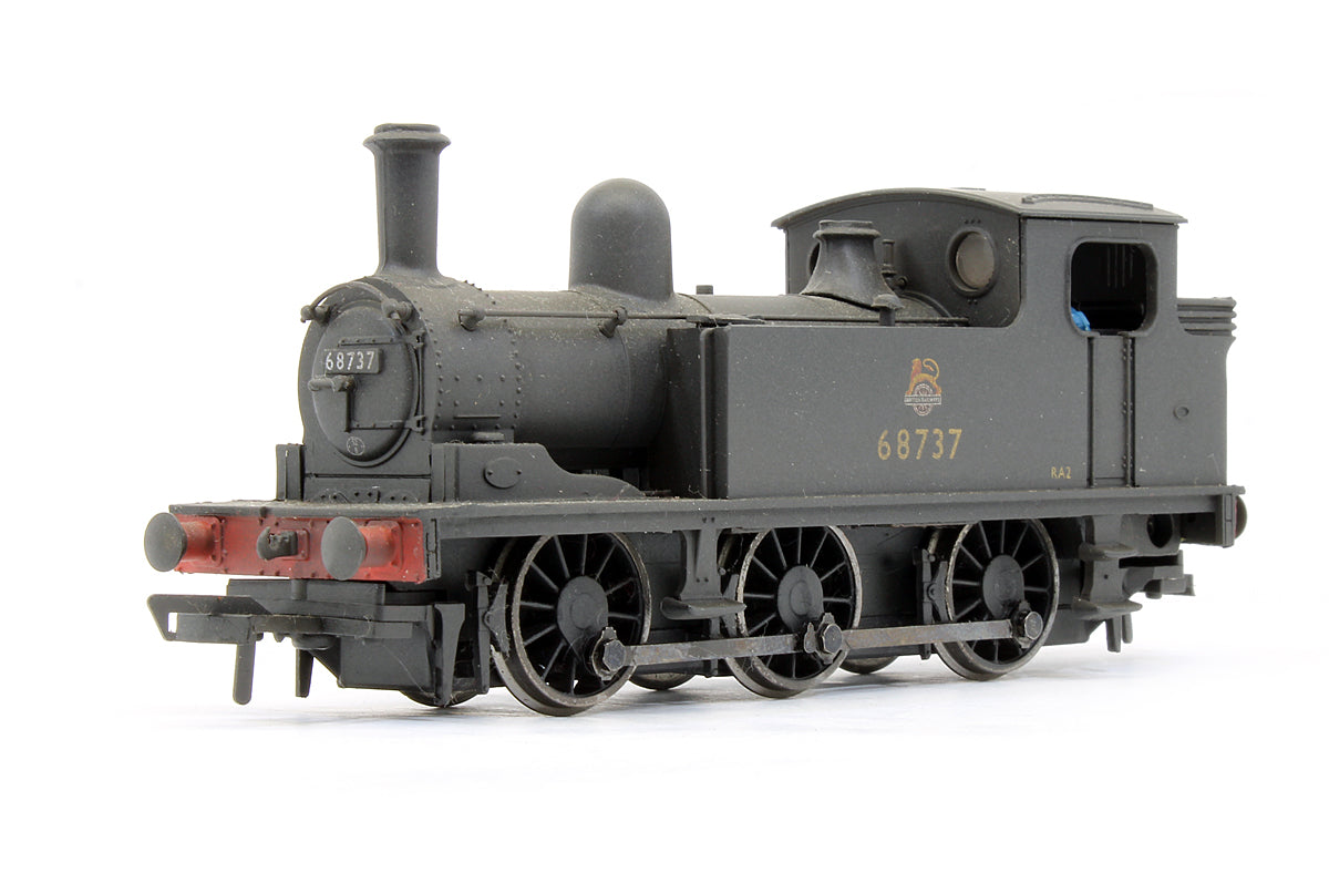 Pre-Owned 31-055A J72 Tank '68737' BR Black Early Emblem Steam Locomotive (Weathered)
