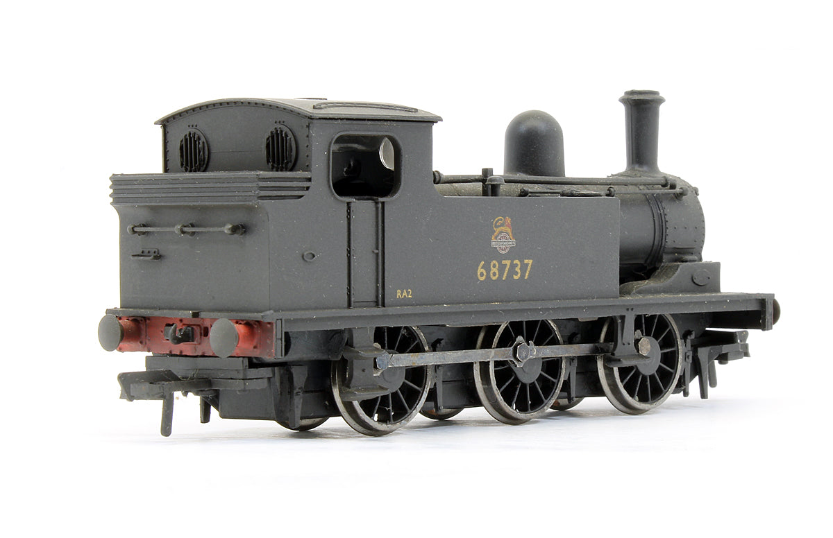Pre-Owned 31-055A J72 Tank '68737' BR Black Early Emblem Steam Locomotive (Weathered)