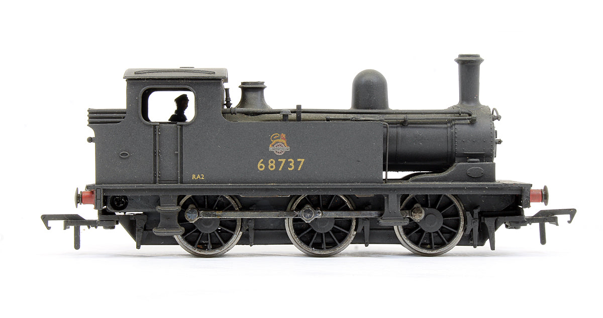 Pre-Owned 31-055A J72 Tank '68737' BR Black Early Emblem Steam Locomotive (Weathered)