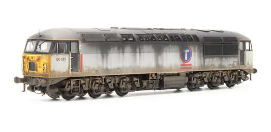 Bespoke Weathered Class 56 Triple Grey Transrail No.56129 Diesel Locomotive - Heavy Finish
