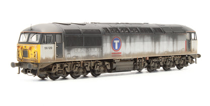 Bespoke Weathered Class 56 Triple Grey Transrail No.56129 Diesel Locomotive - Heavy Finish