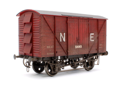 Pre-Owned NE 10T Meat Van No.54143 - Weathered (Unboxed)