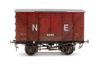 Pre-Owned NE 10T Meat Van No.54143 - Weathered (Unboxed)
