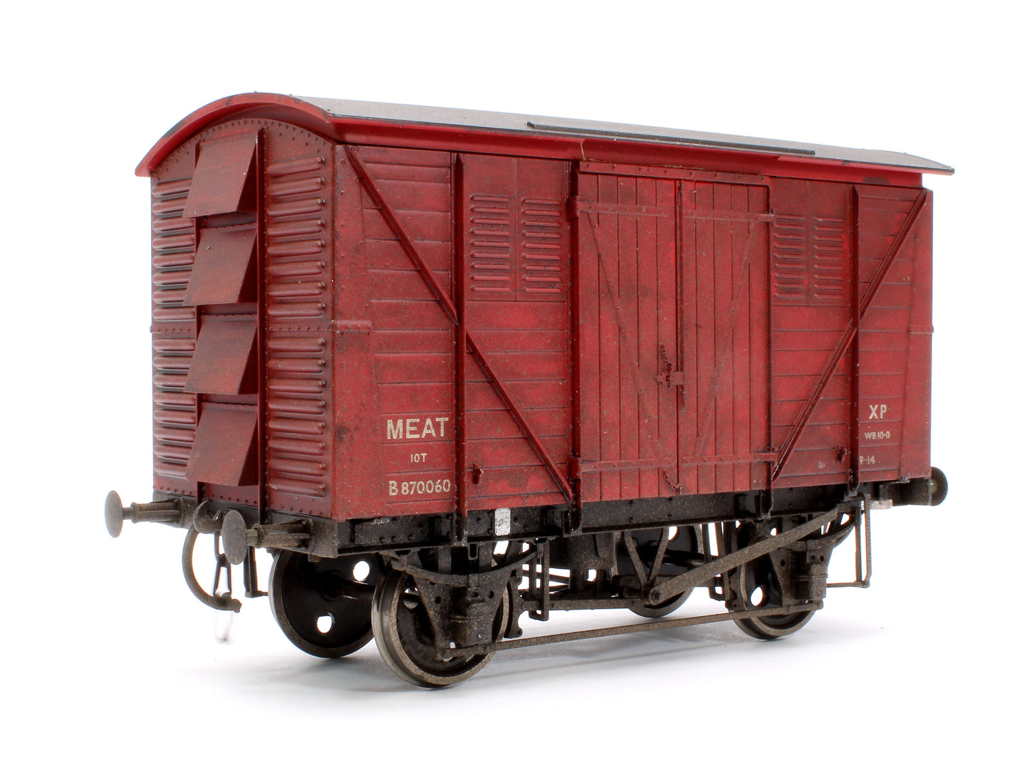 Pre-Owned NE 10T Meat Van No.54143 - Weathered (Unboxed)