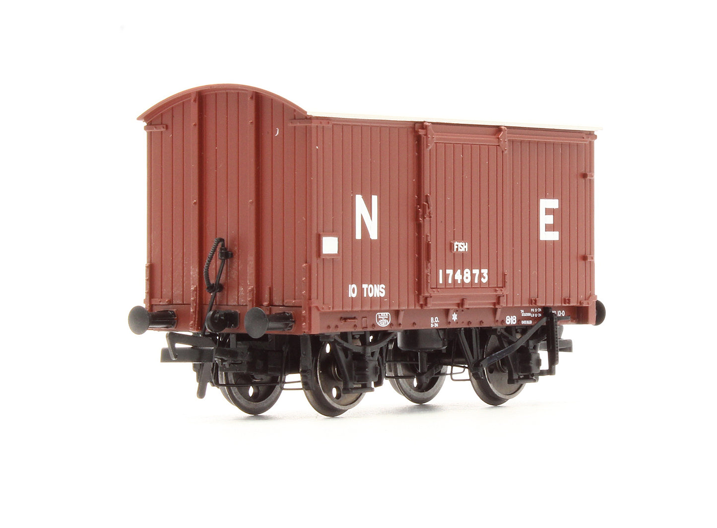 Pre-Owned 38-575A 10T Fish Van LNER Brown No.174873