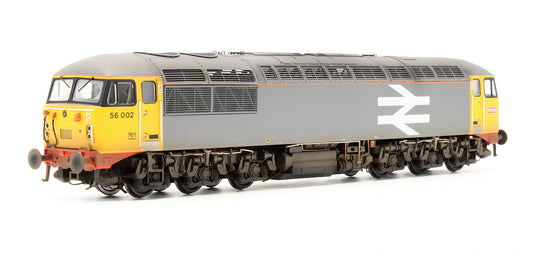 Bespoke Weathered Class 56 BR Original Railfreight Grey No.56002 Diesel Locomotive - Light Finish