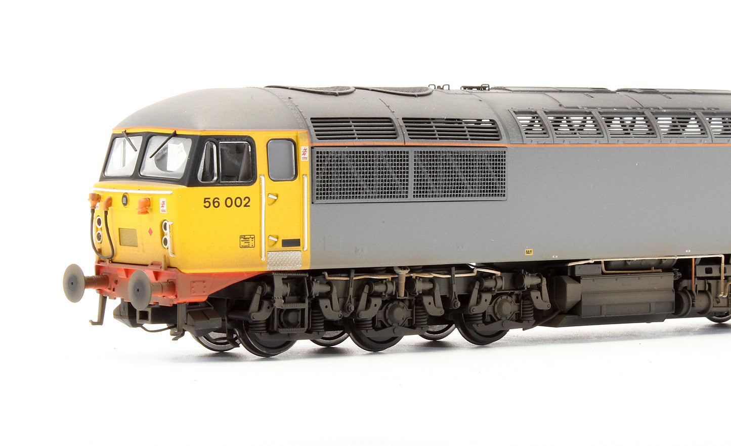 Bespoke Weathered Class 56 BR Original Railfreight Grey No.56002 Diesel Locomotive - Light Finish