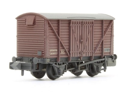 Pre-Owned BR 12T Ventilated Van Planked Sides BR Bauxite (Late) 759177 - Weathered