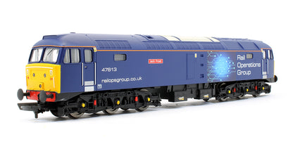 Pre-Owned RailRoad Plus ROG Class 47813 'Jack Frost' Diesel Locomotive (TTS Sound Fitted)