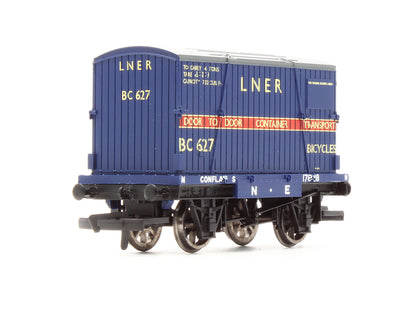 Pre-Owned LNER Conflat & Container 'BC 627'