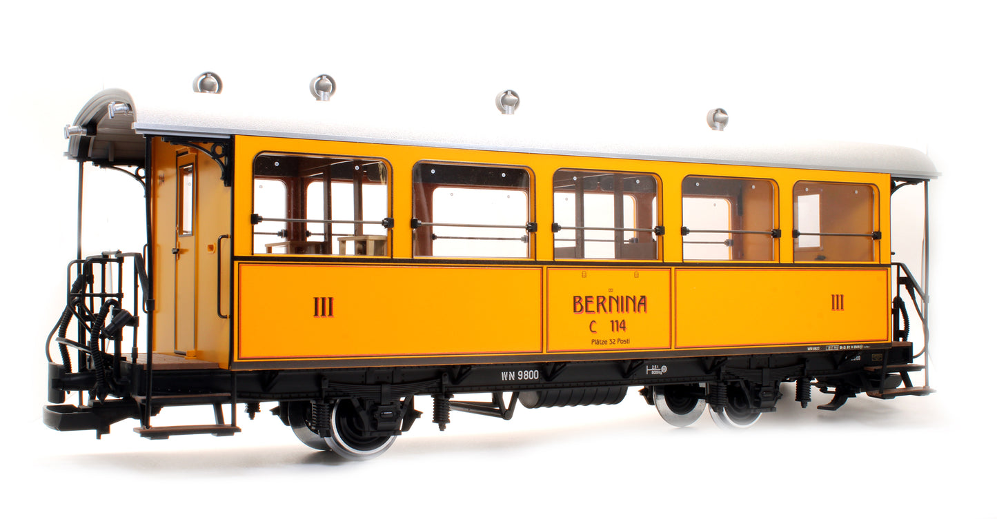 Pre-Owned RhB Bernina 4 Wheel Passenger Coach 'C 114'