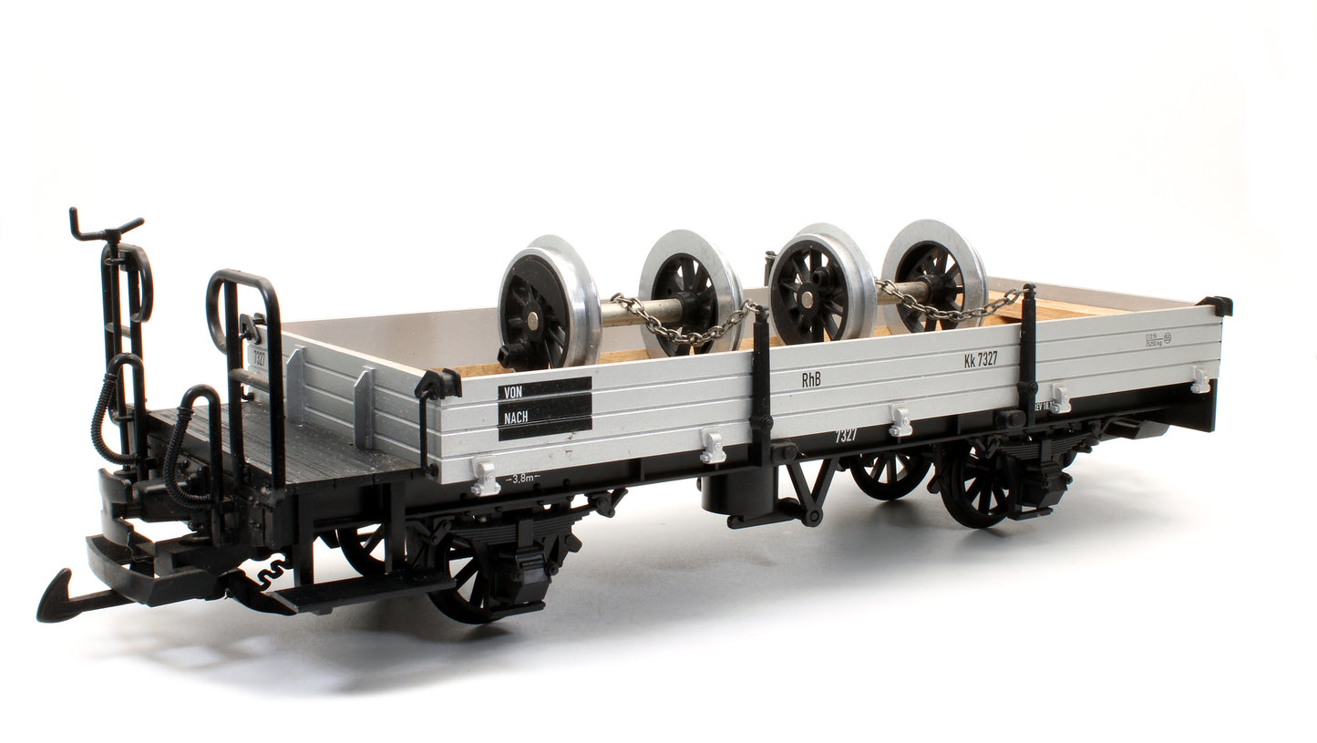 Pre-Owned RhB 4 wheel Open Wagon With Locomotive Wheel Load