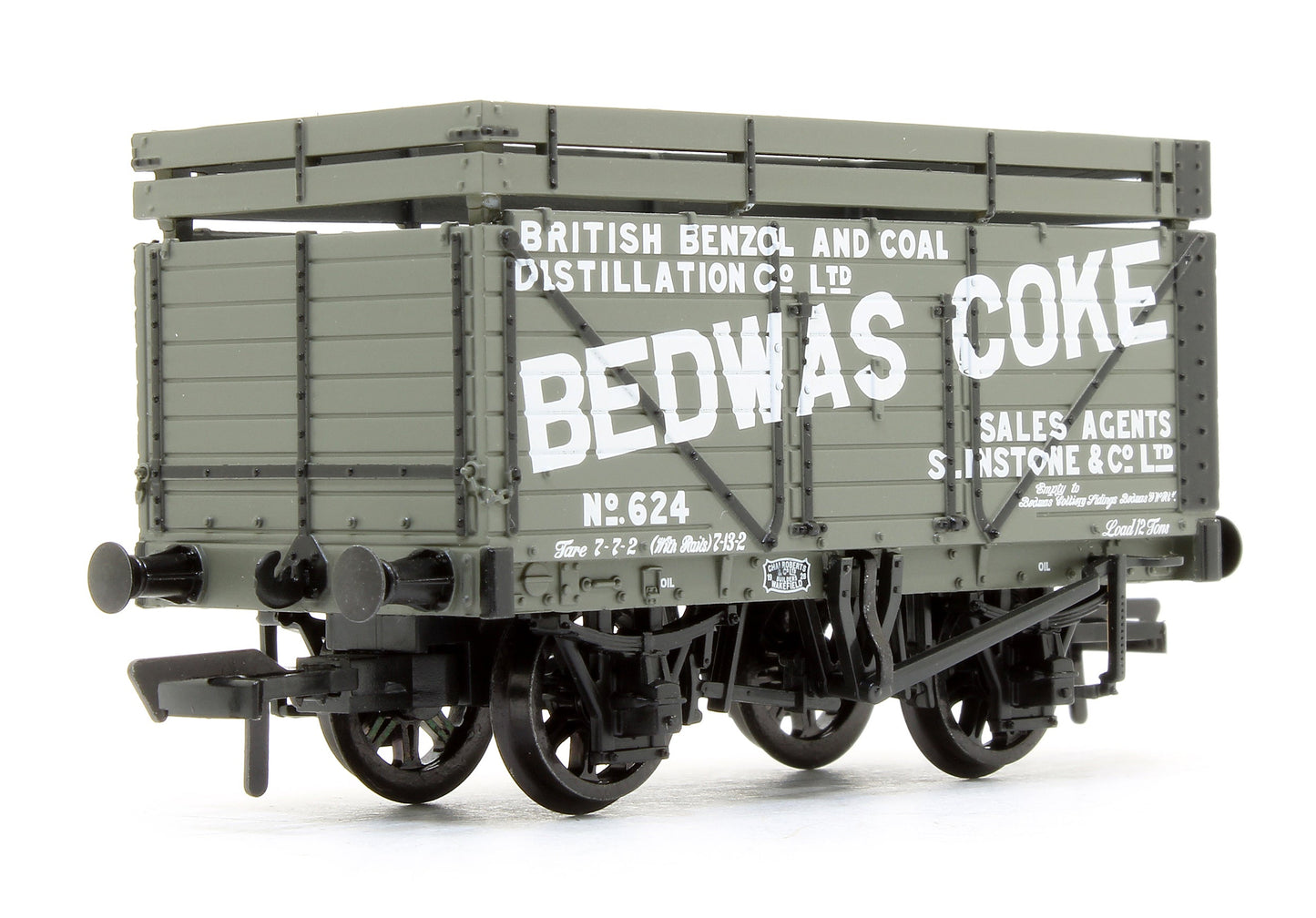 Pre-Owned 8 Plank Wagon Coke Rails 'Bedwas' Grey 624