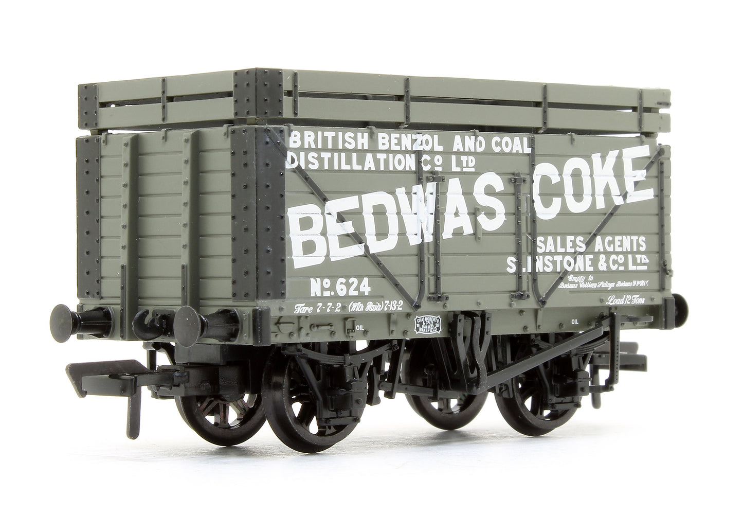 Pre-Owned 8 Plank Wagon Coke Rails 'Bedwas' Grey 624