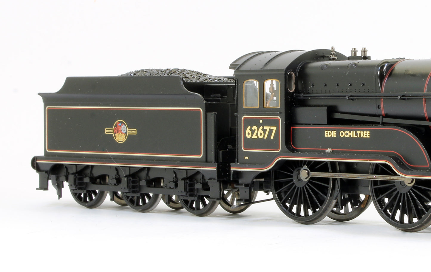 Pre-Owned Class D11/2 62677 'Eddie Ochiltree' BR Black Late Crest Steam Locomotive (DCC Fitted)