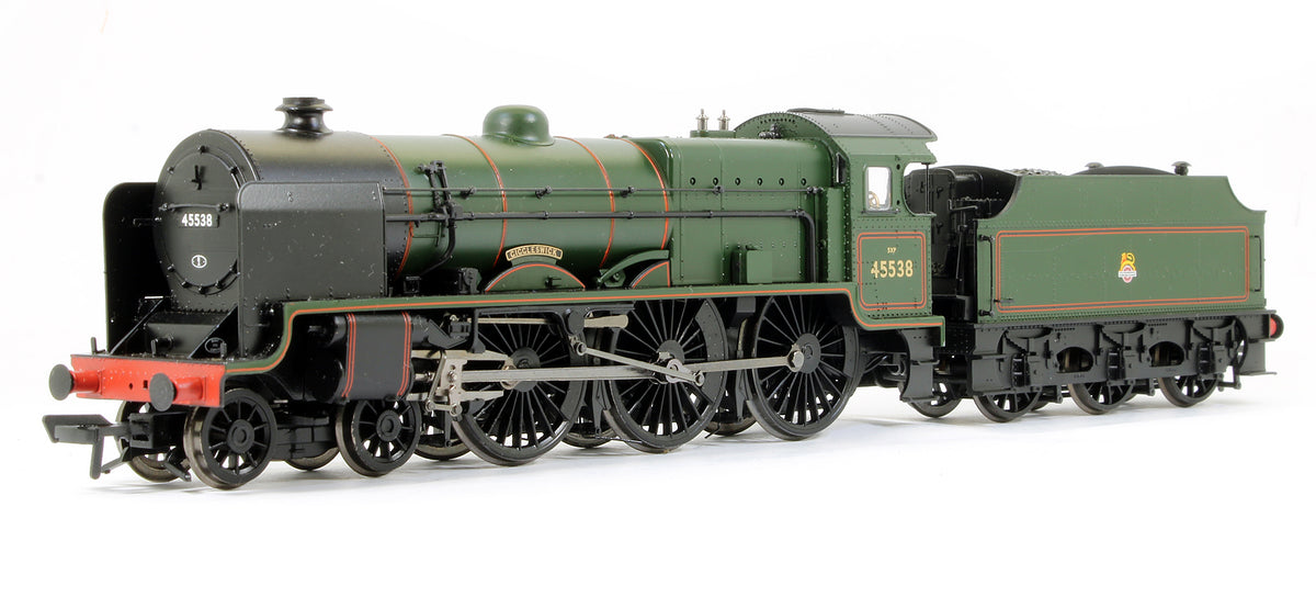 Patriot Class 45538 'Giggleswick' BR Lined Green Early Emblem Steam Locomotive