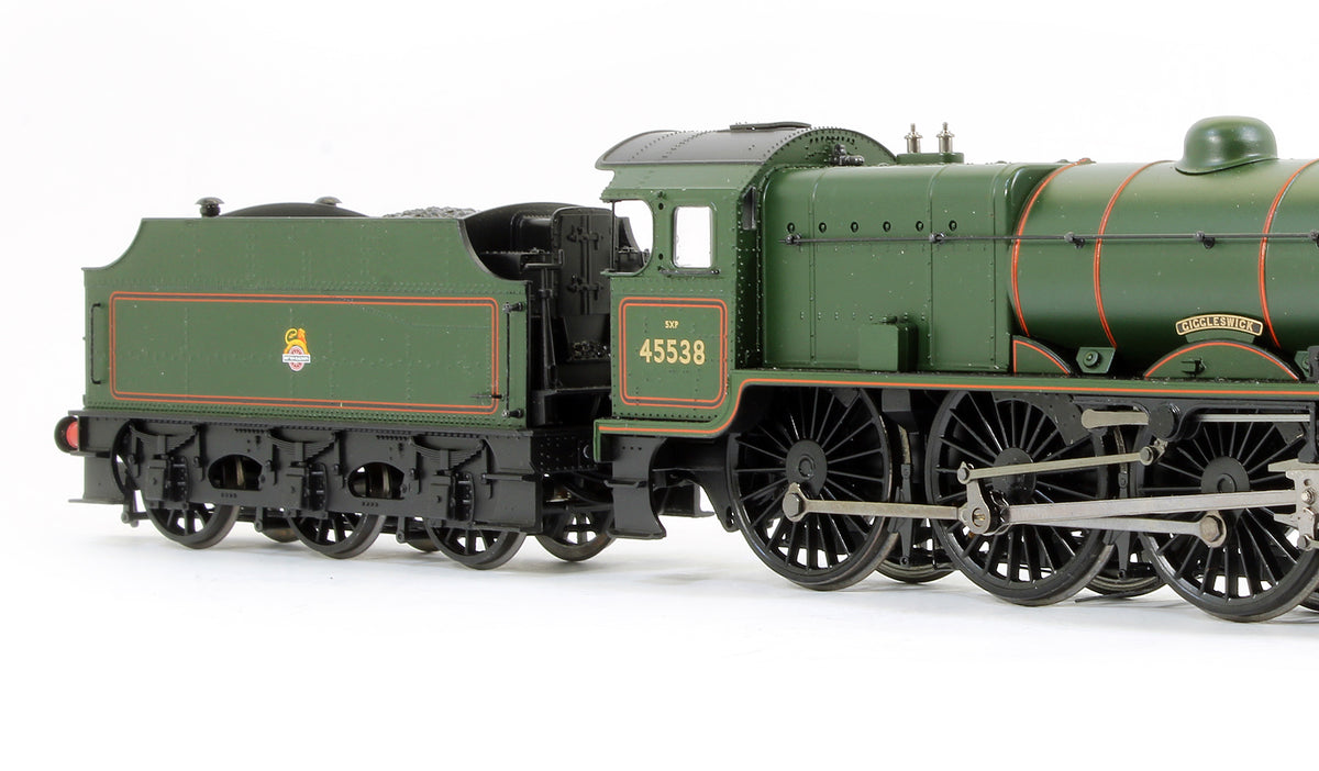 Patriot Class 45538 'Giggleswick' BR Lined Green Early Emblem Steam Locomotive