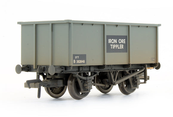 Pre-Owned BR 27 Ton Steel Tippler Wagon BR Grey 'Iron Ore' (Weathered)