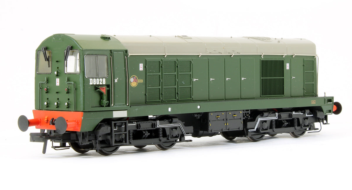 Class 20 D8028 BR Green With Indicator Discs Diesel Locomotive