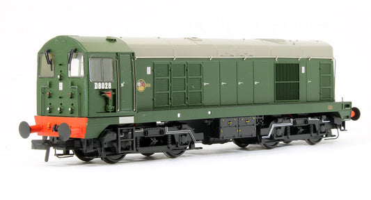 Class 20 D8028 BR Green With Indicator Discs Diesel Locomotive