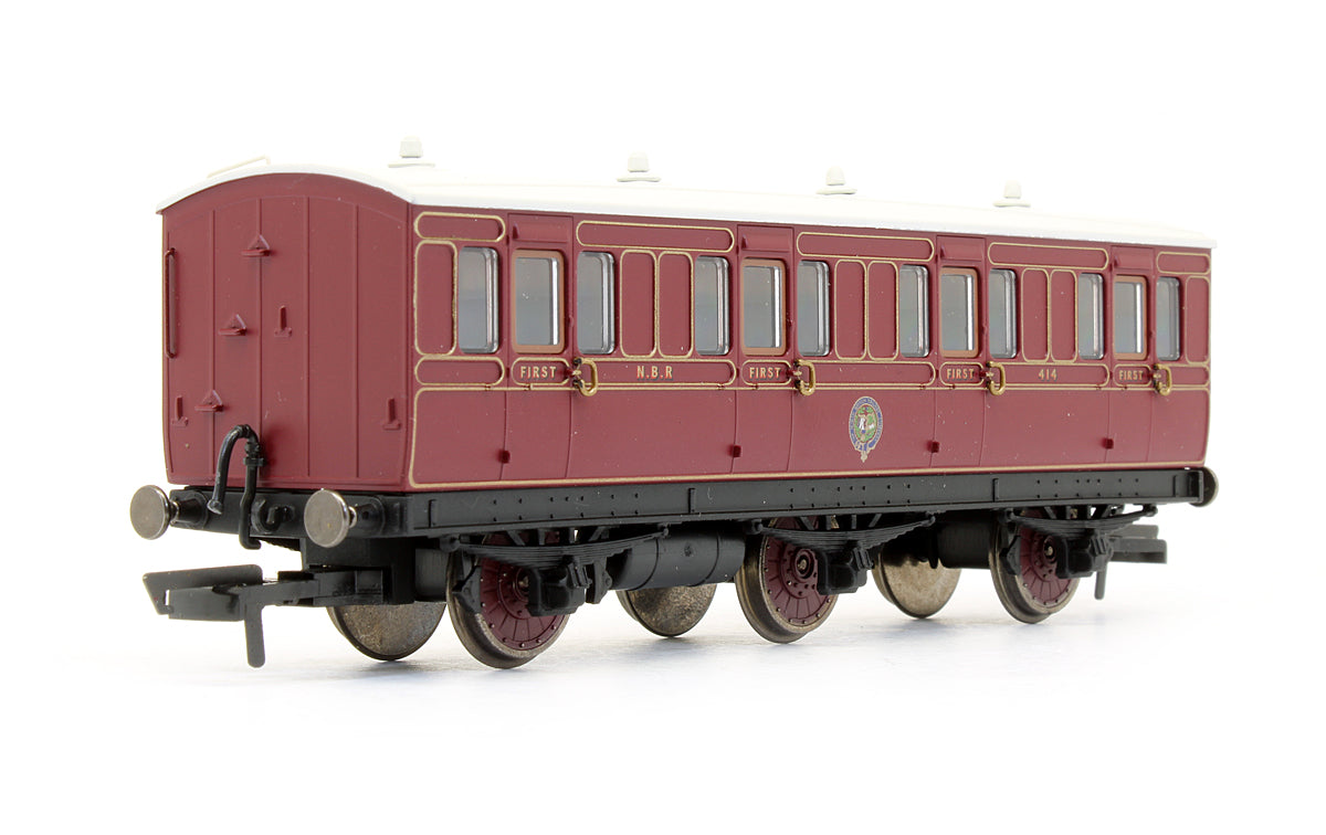 Pre-Owned NBR 6 Wheel 1st Class Coach No.414 - With Lights