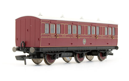 Pre-Owned NBR 6 Wheel 1st Class Coach No.414 - With Lights