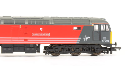 Pre-Owned Virgin Class 47702 'County Of Suffolk' Diesel Locomotive - Limited Edition