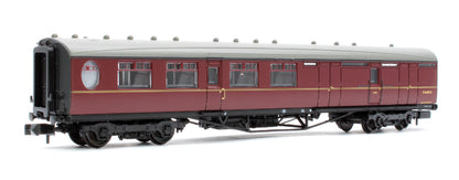 LNER Thompson Brake Second Corridor BR Maroon No. E16857E