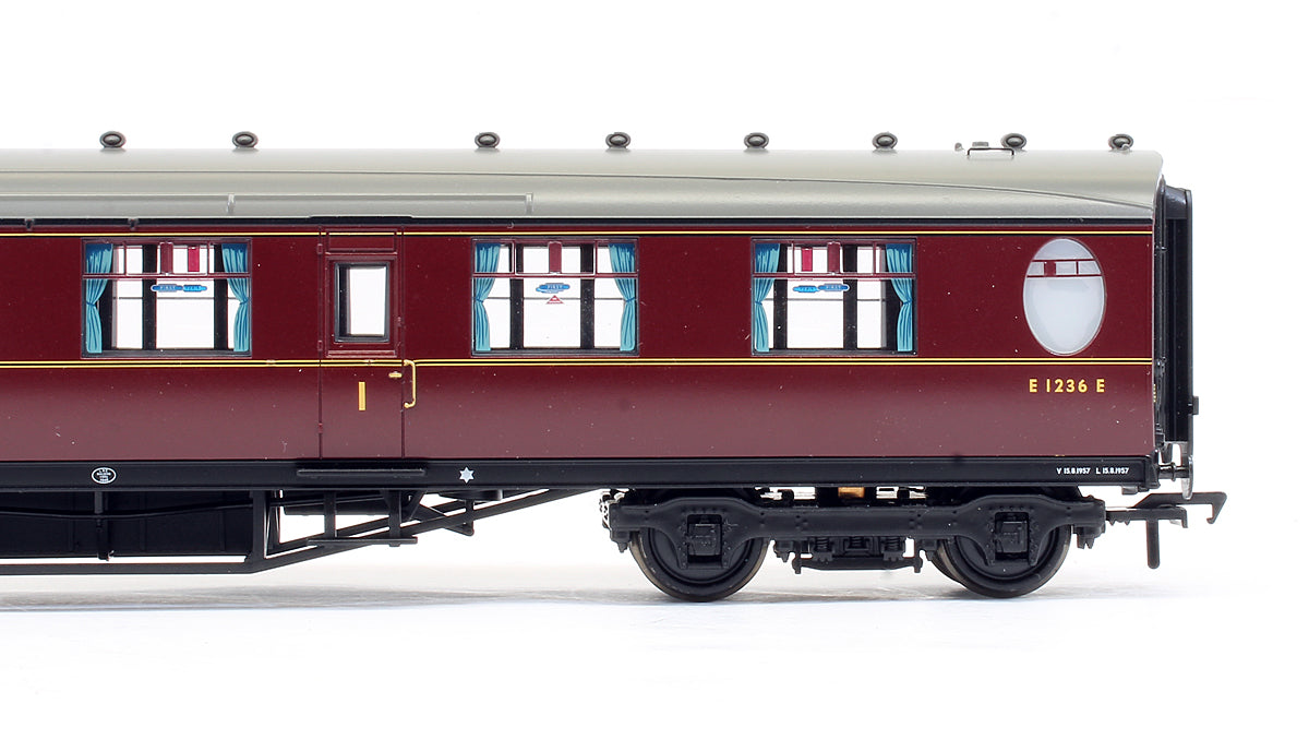 Pre-Owned 34-412 BR Maroon Thompson Composite Corridor Coach 'E1236E'
