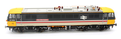 Class 87 87009 "City of Birmingham" Bo-Bo Intercity Executive Livery Electric Locomotive