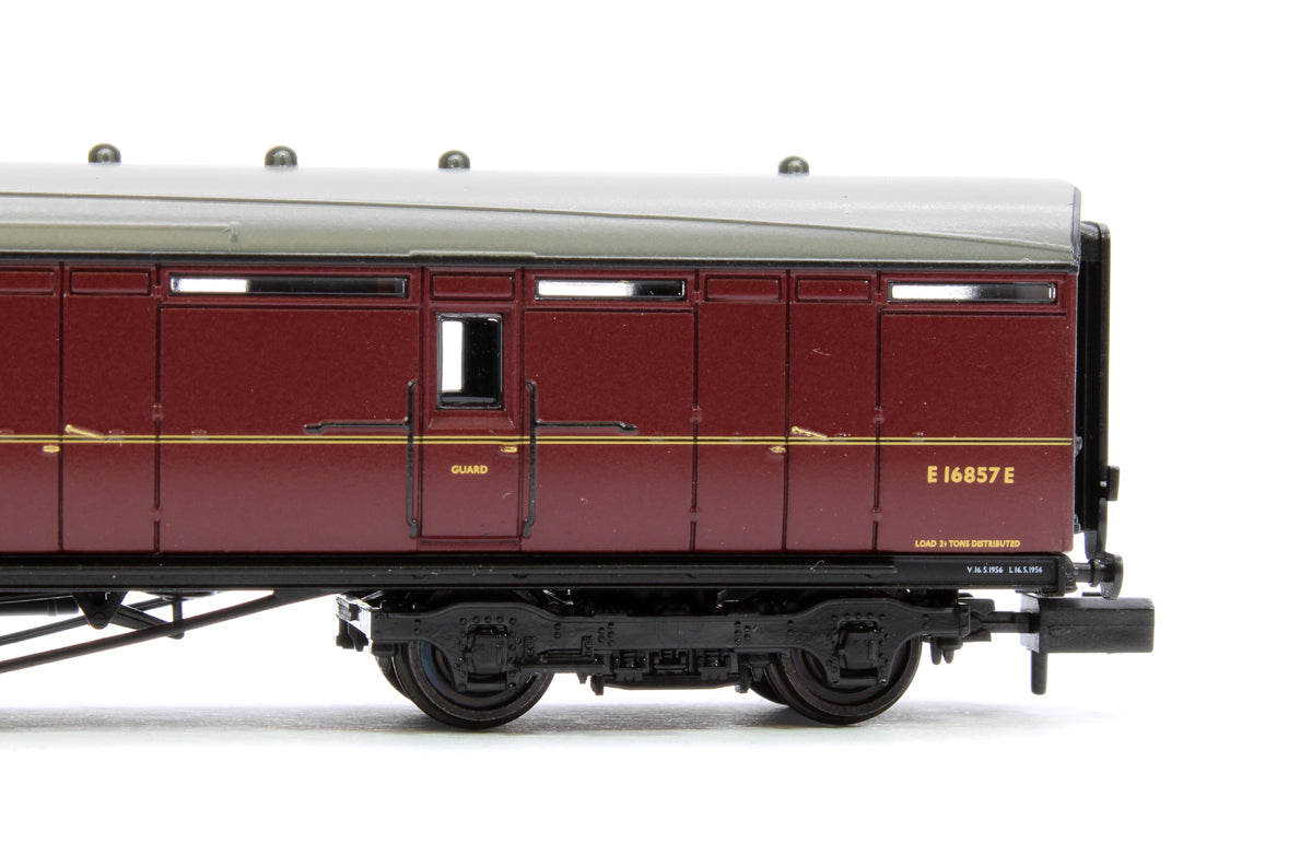 LNER Thompson Brake Second Corridor BR Maroon No. E16857E