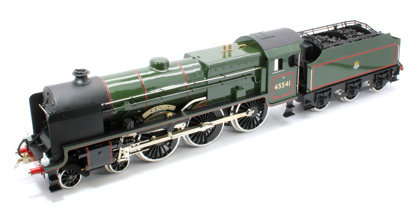 E/42-E1 Patriot Class "Duke of Sutherland" 4-6-0 BR Gloss Lined Green No. 45541 Steam Locomotive
