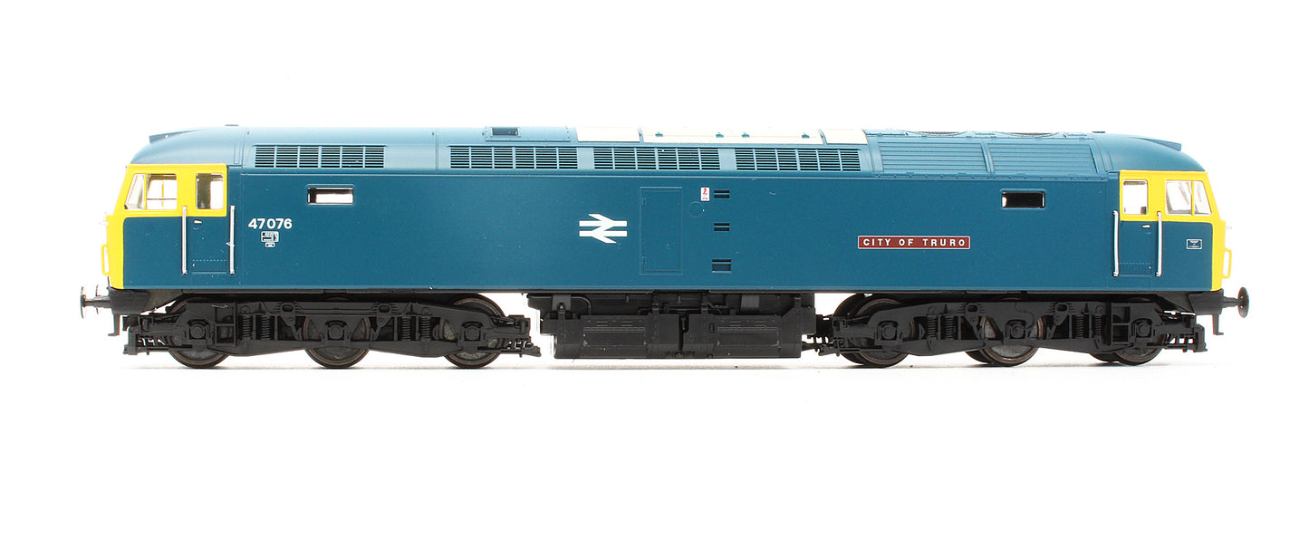Pre-Owned Class 47076 BR Blue 'City Of Truro' Diesel Locomotive