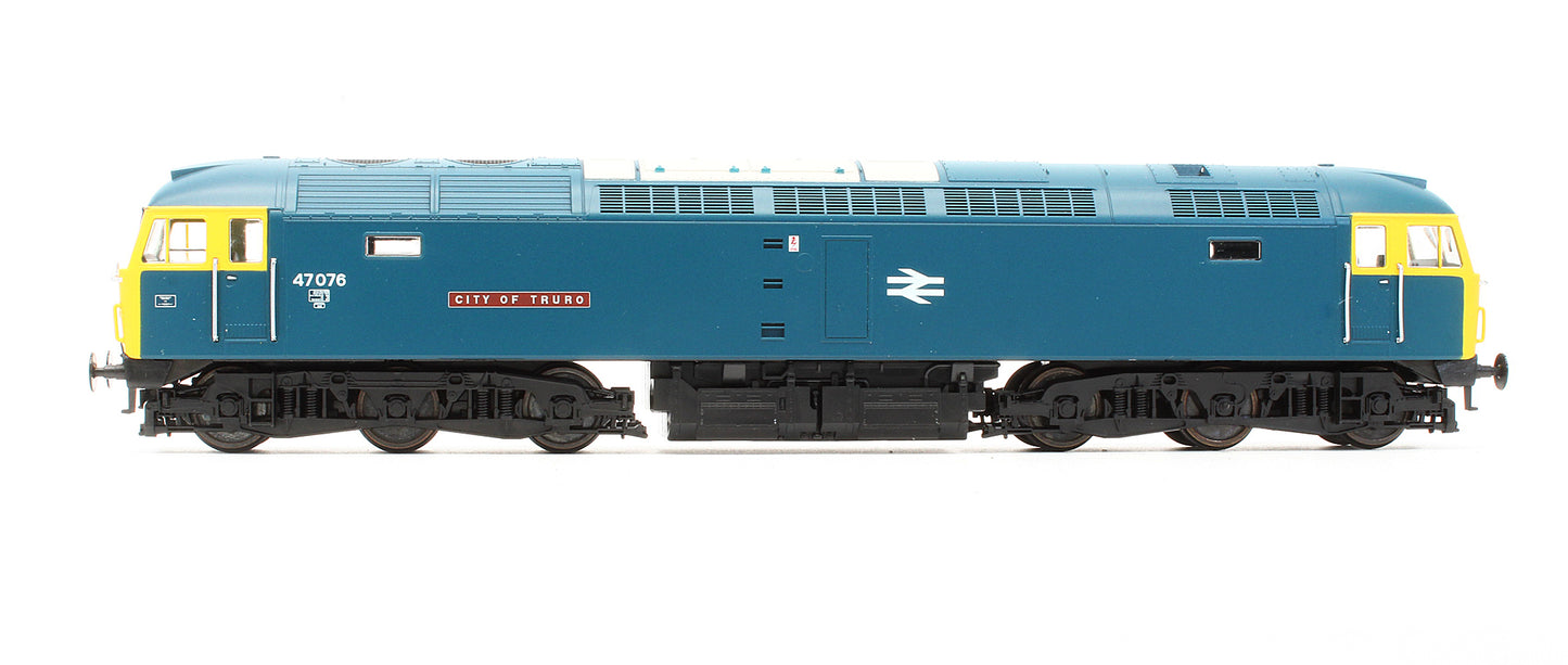 Pre-Owned Class 47076 BR Blue 'City Of Truro' Diesel Locomotive