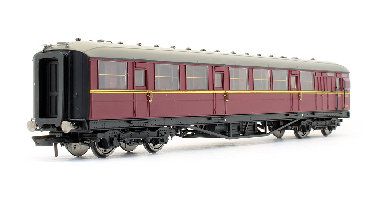 Pre-Owned BR Maroon 61ft 6in Corridor Brake Coach 'E 10080 E'