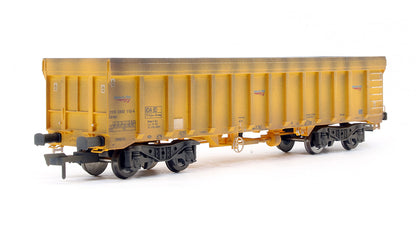 Pre-Owned IOA Ballast Wagon Network Rail Yellow 3170 5992 110-4 (Custom Weathered)