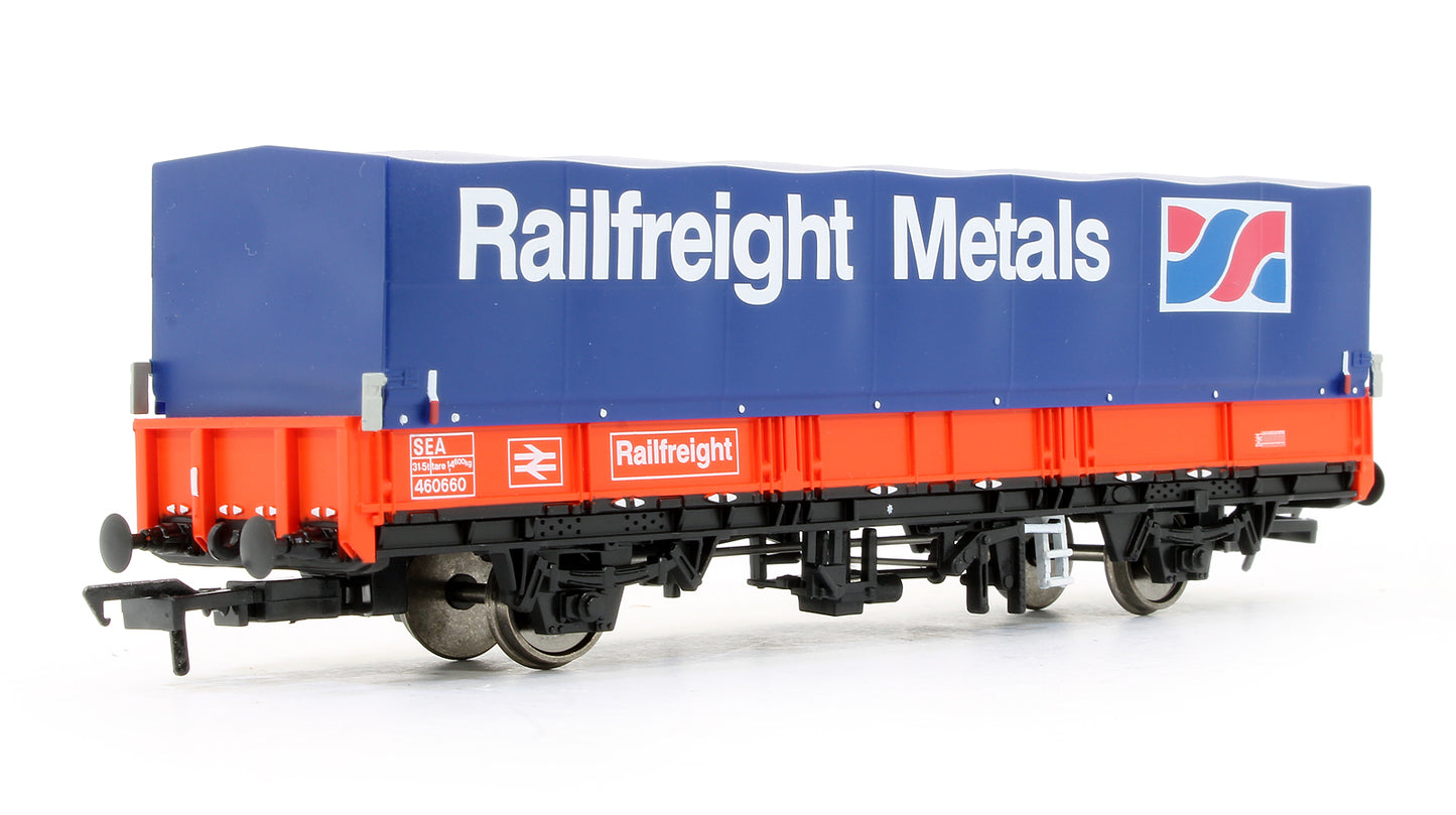 Pre-Owned E87042 BR SEA Wagon BR Railfreight Red (Cardiff Rod Mill) with Hood (Orig.) 460660