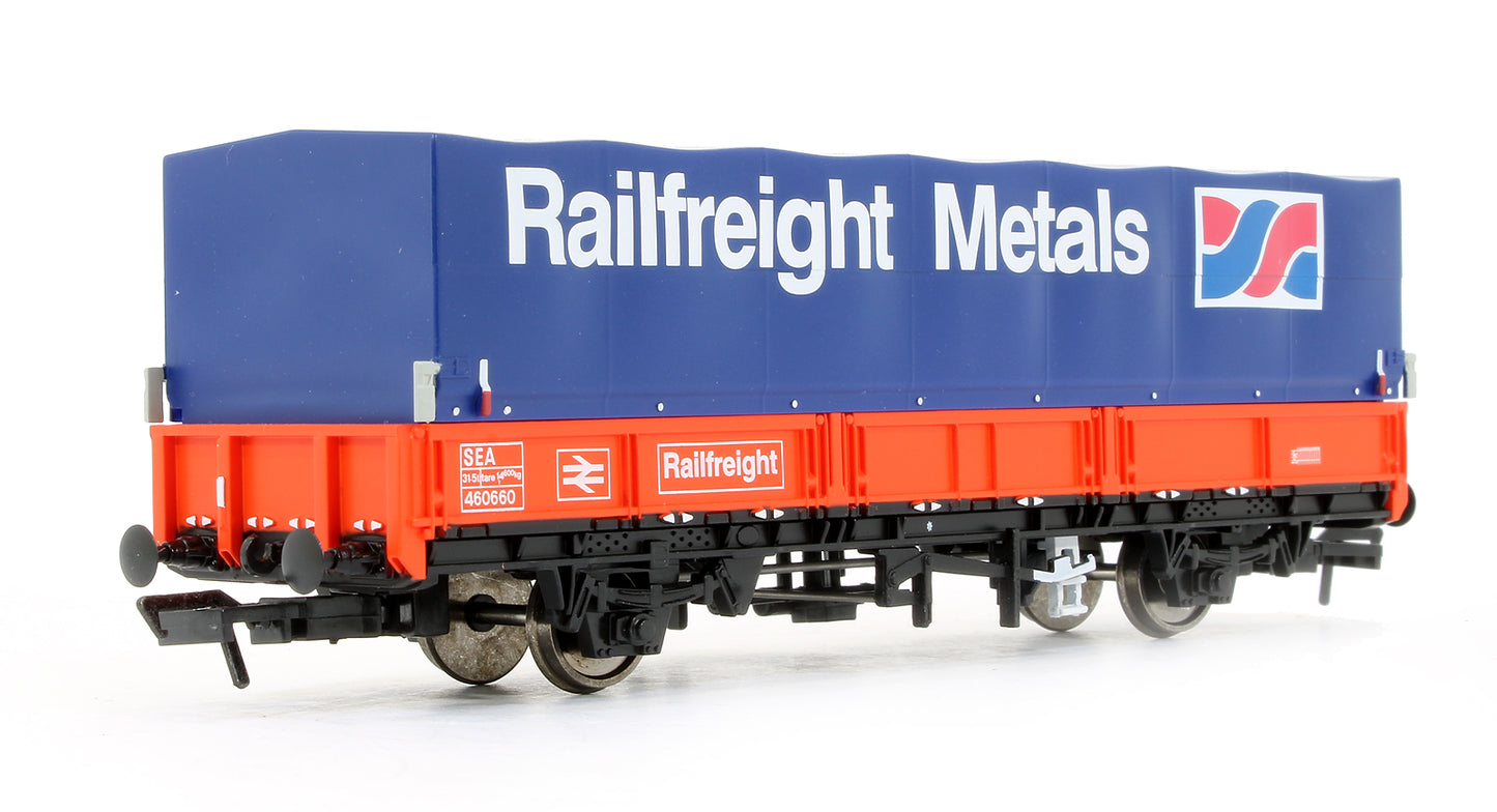 Pre-Owned E87042 BR SEA Wagon BR Railfreight Red (Cardiff Rod Mill) with Hood (Orig.) 460660