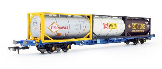 Pre-Owned KFA Container Wagon (3x Tanktainers) 'TIPH 93361'