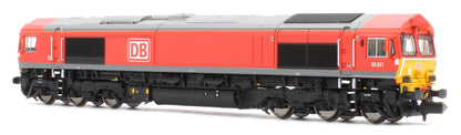 2D-066-001S Class 66 66001 DB Red Diesel Locomotive - DCC Sound