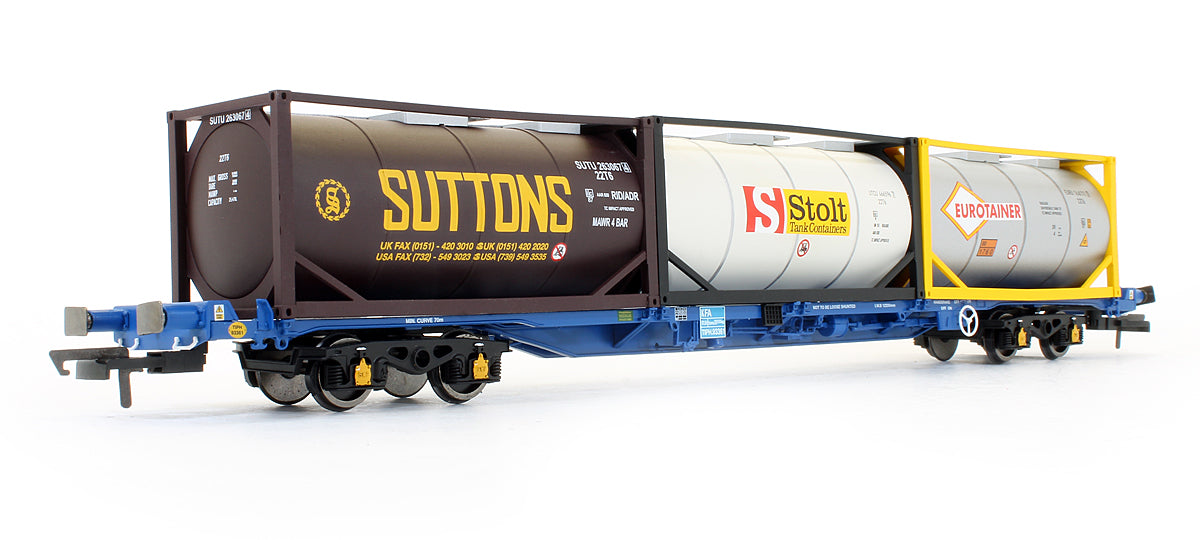 Pre-Owned KFA Container Wagon (3x Tanktainers) 'TIPH 93361'