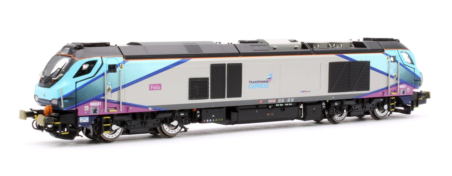 Pre-Owned 2D-022-015S Class 68 Felix 68031 Transpennine Express Diesel Locomotive - DCC Sound