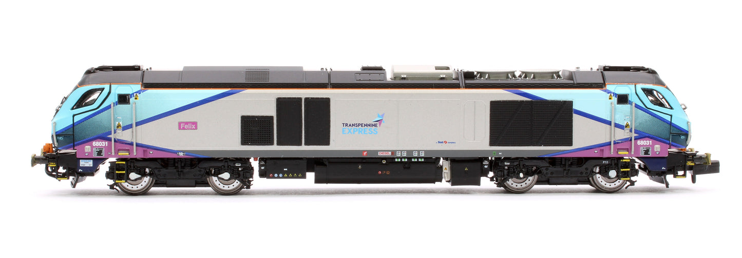 Pre-Owned 2D-022-015S Class 68 Felix 68031 Transpennine Express Diesel Locomotive - DCC Sound