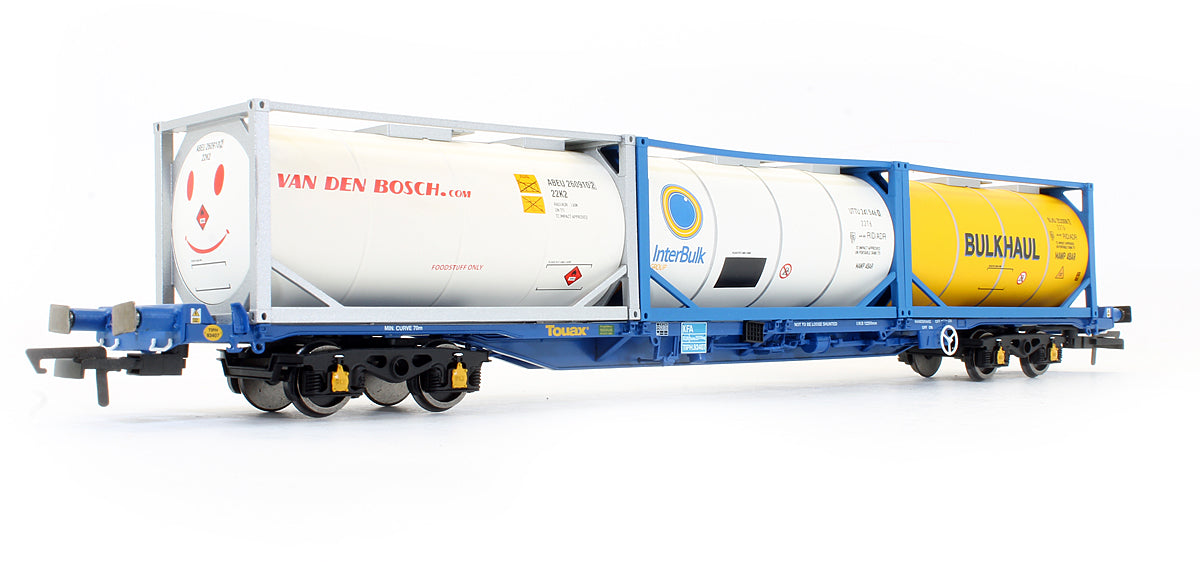 Pre-Owned R60045 KFA Touax Container Wagon (3x Tanktainers) 'TIPH 93407'