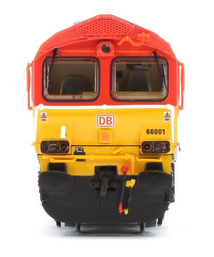 2D-066-001S Class 66 66001 DB Red Diesel Locomotive - DCC Sound