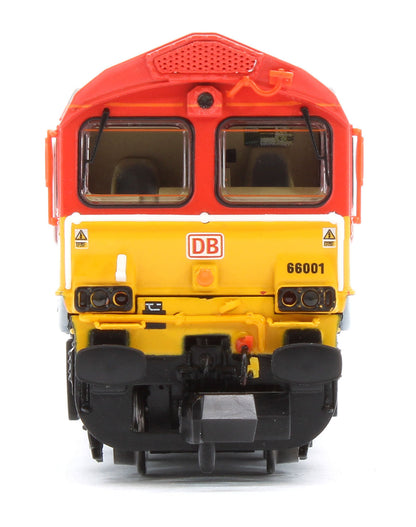 2D-066-001S Class 66 66001 DB Red Diesel Locomotive - DCC Sound