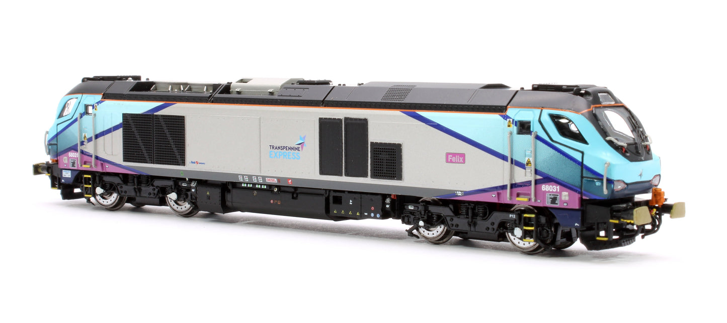Pre-Owned 2D-022-015S Class 68 Felix 68031 Transpennine Express Diesel Locomotive - DCC Sound