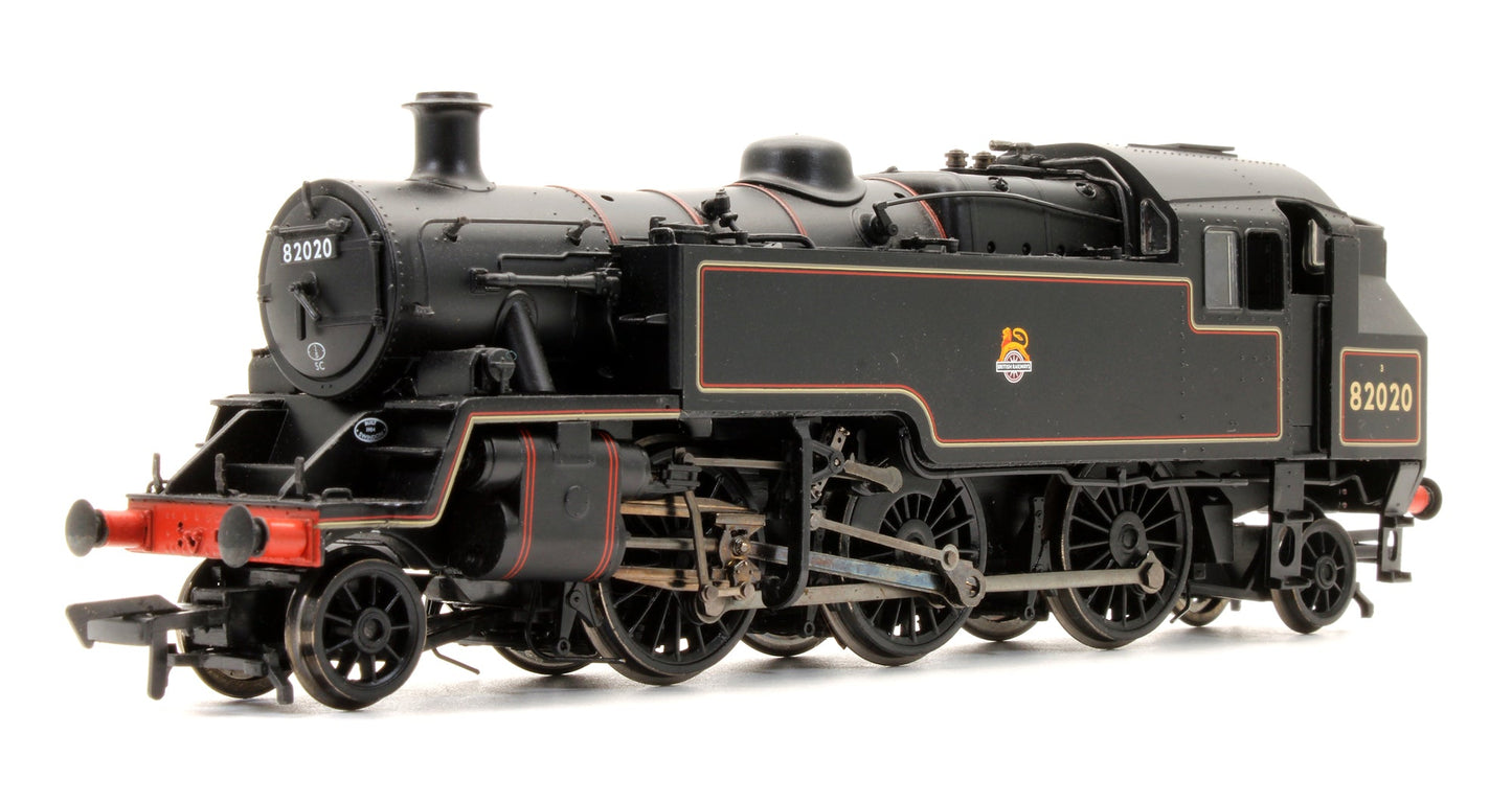 Pre-Owned 31-975A Class 3MT 82020 BR Lined Black Early Emblem Steam Locomotive - DCC Sound