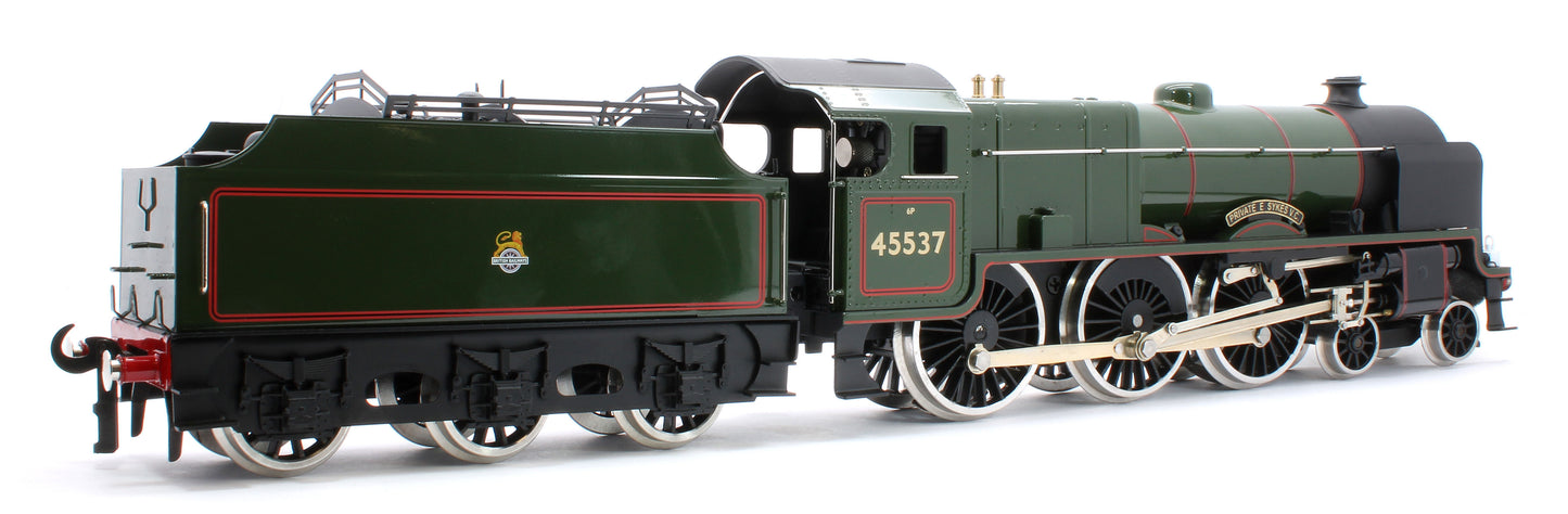 E/42-E1 Patriot Class "Private E Sykes" 4-6-0 BR Gloss Lined Green No. 45537 Steam Locomotive